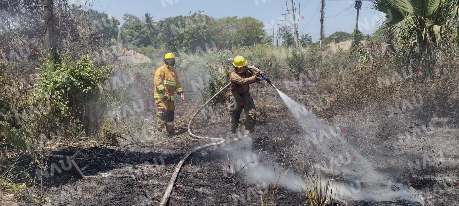 Incendio en Jardines de Guadalupe es sofocado por Protección Civil de Tapachula