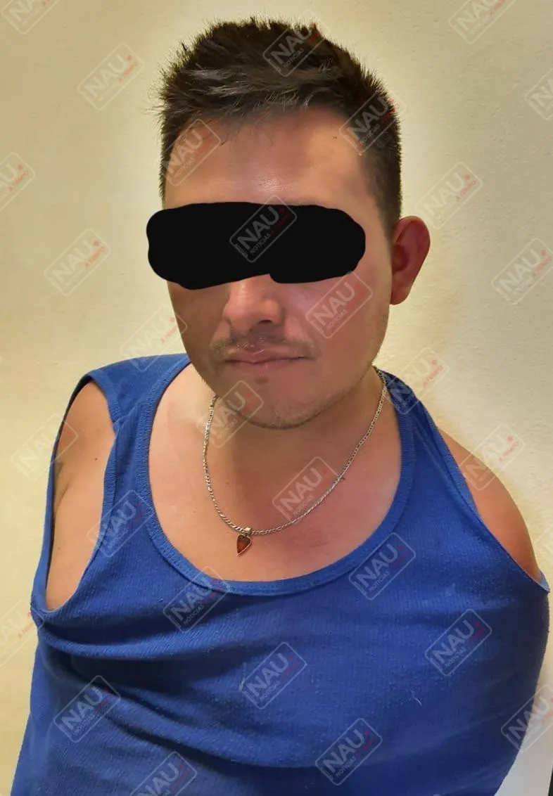 Detienen a presunto asaltante con un rifle y dos cartuchos útiles