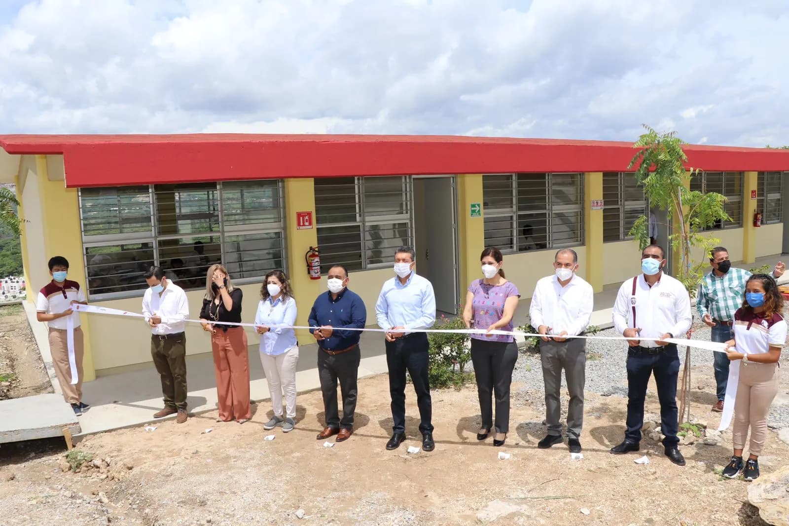 Rutilio Escandón inaugura espacios educativos en Cecyte 34 de Tuxtla Gutiérrez