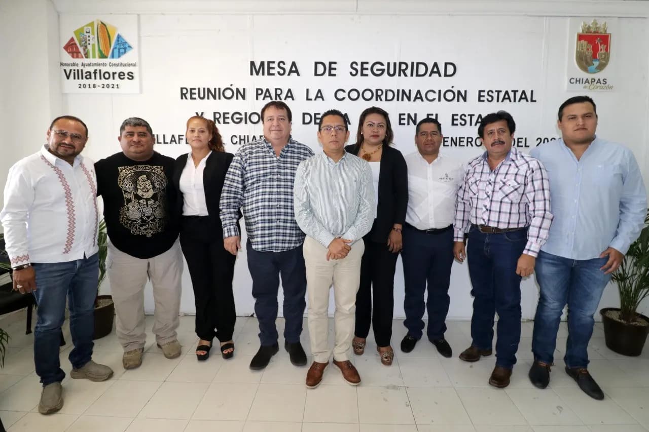 Destaca Llaven Estrategia Estatal de Seguridad y Procuración de Justicia 2020 en Villaflores