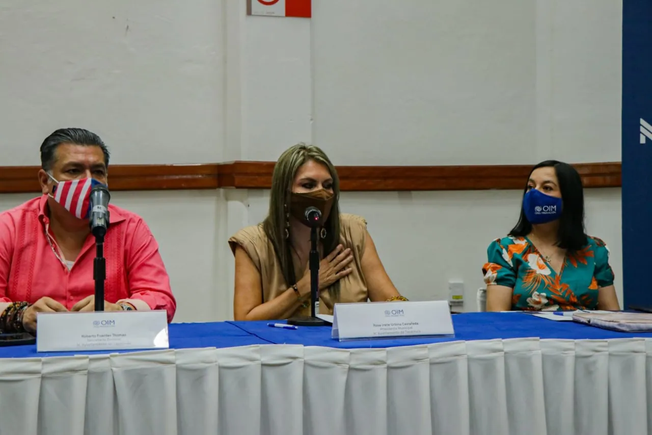 ASISTE ROSY URBINA A PRESENTACIÓN DE DIAGNÓSTICO DE LA ZONA FRONTERIZA DE TAPACHULA-SAN MARCOS, GUATEMALA DE OIM