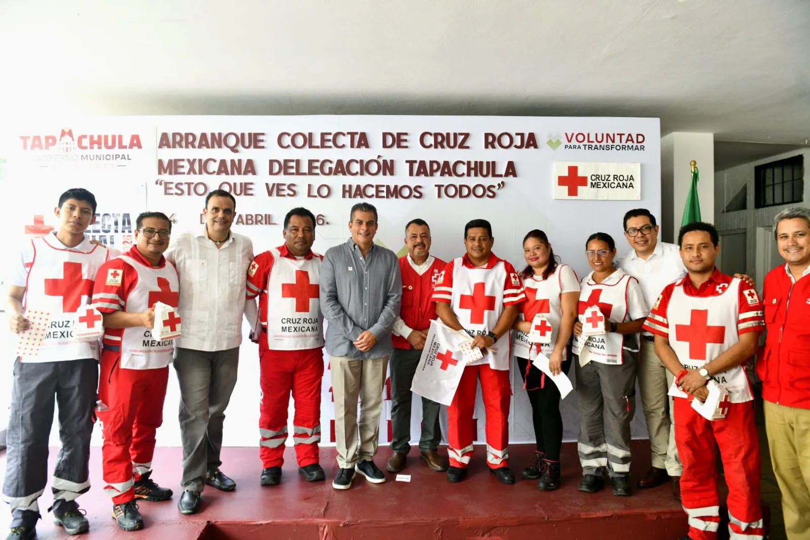 Convoca Yamil Melgar a sumar voluntades por la Cruz Roja en la Colecta Anual 2026