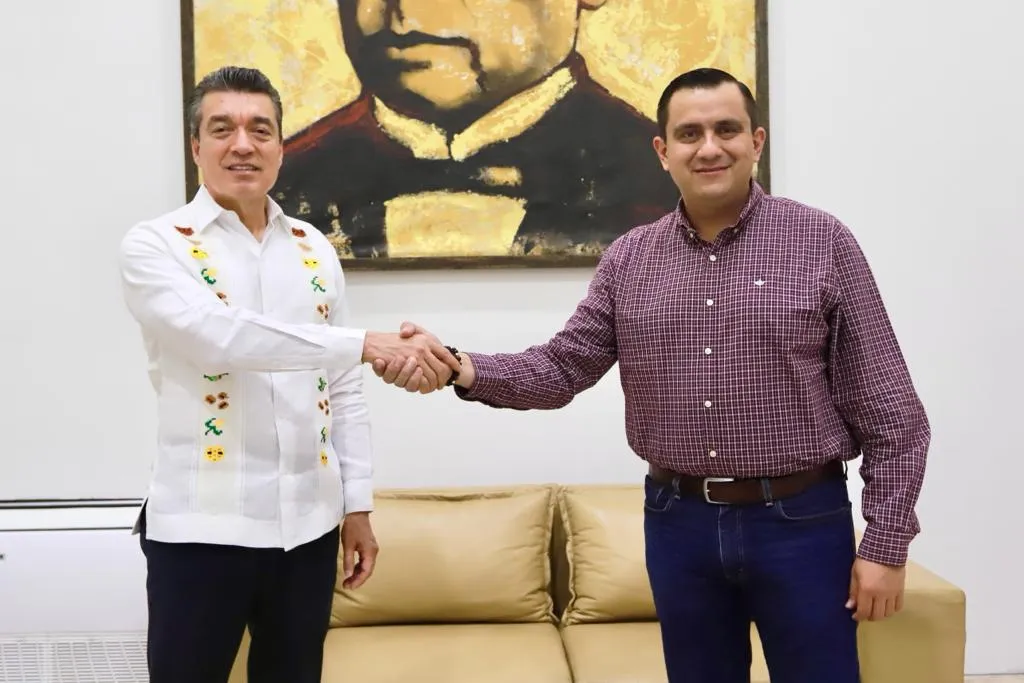 Rutilio Escandón y delegado de Programas Integrales de Desarrollo anuncian verificación de beneficiarios de Bienpesca