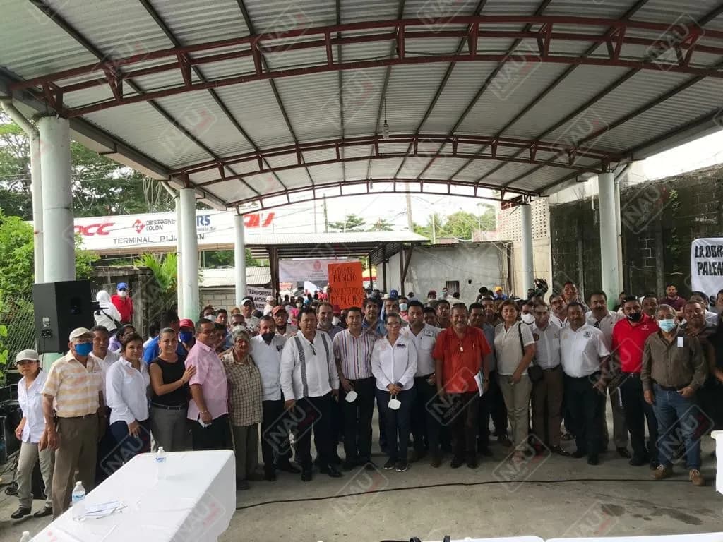 Inauguran oficina de sindicato de trabajadores para construcción de autopista Pijijiapan – Palenque