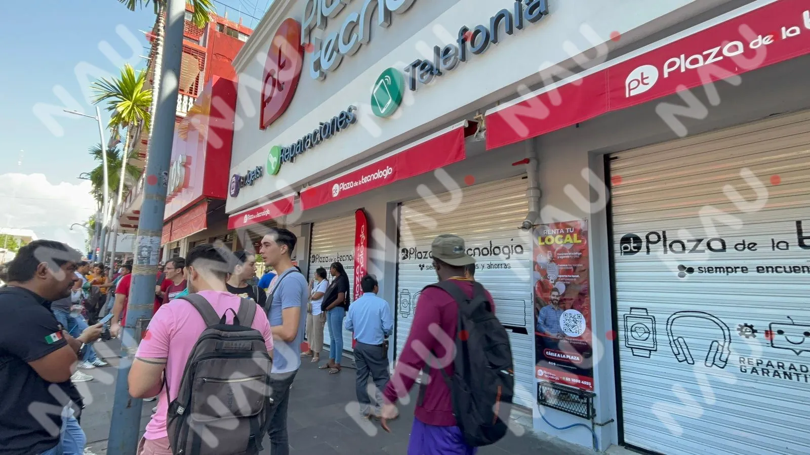 Locatarios de la Plaza de la Tecnología paran labores por ola de robos y falta de seguridad en Tapachula