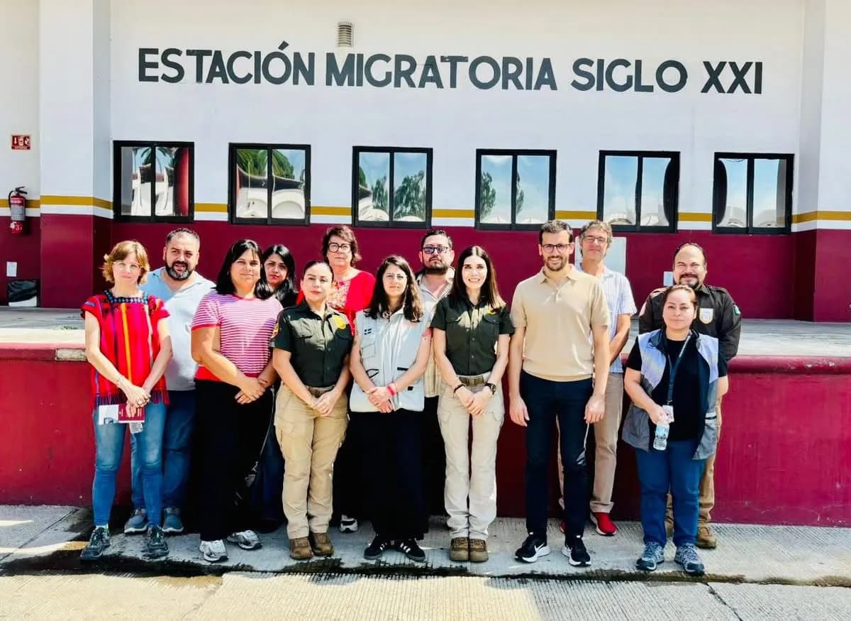 Reconocen avances en la atención humanitaria en la Estación Migratoria Siglo XXI