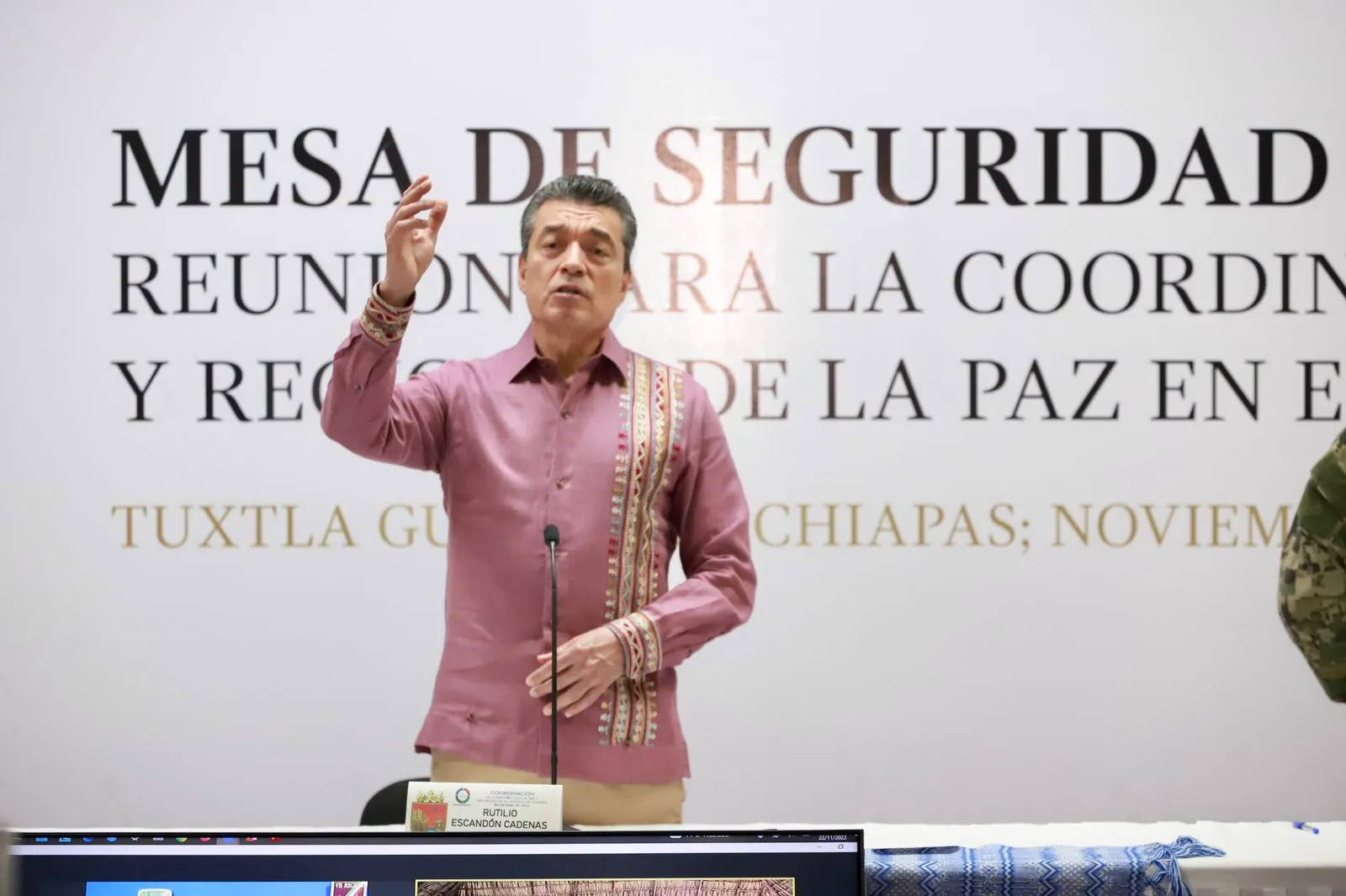 Continúan frentes fríos en Chiapas; es primordial reforzar medidas preventivas: Rutilio Escandón