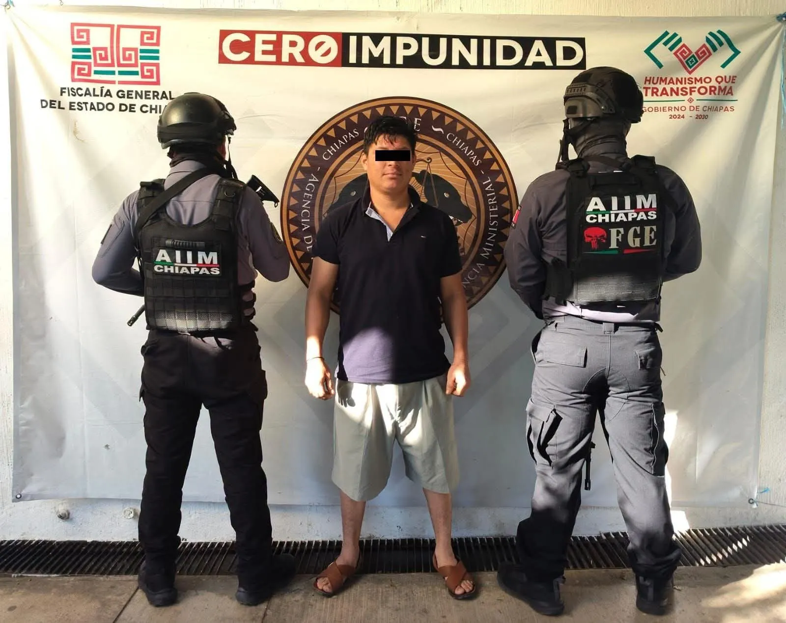 APREHENDEN EN TAPACHULA A PRESUNTO RESPONSABLE DE VIOLENCIA FAMILIAR