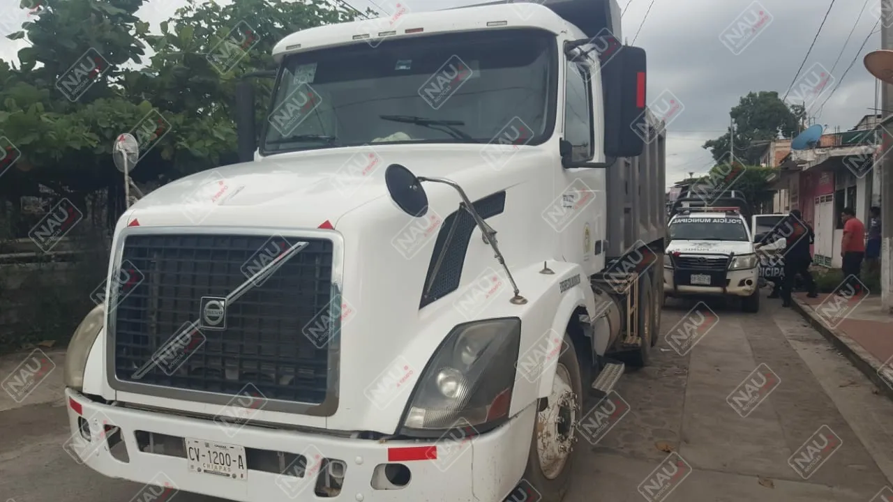 Fallece la persona atropellada por un camión de volteo