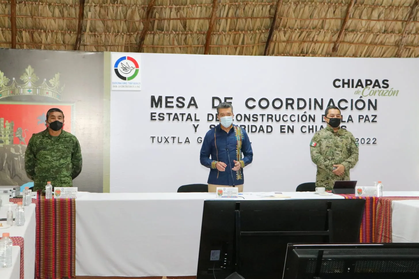 Exhorta Rutilio Escandón a la población a vacunarse y mantener medidas preventivas ante COVID-19