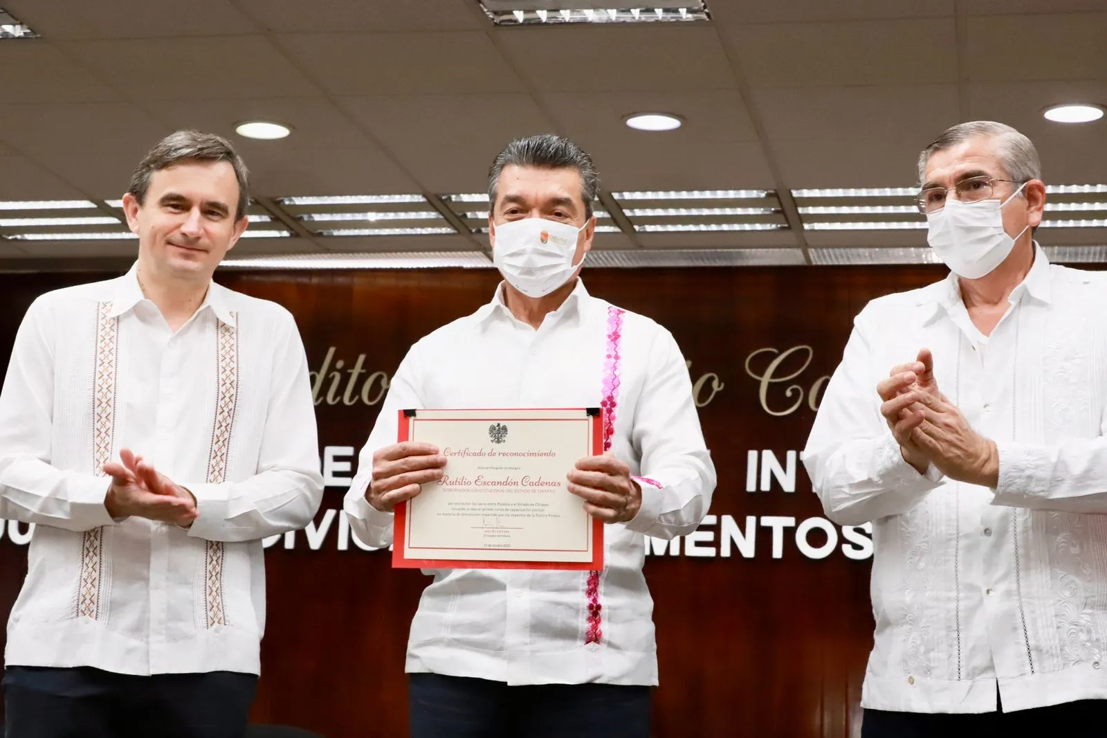 Agradece Rutilio Escandón a embajada de Polonia, por capacitación en prevención y justicia cívica