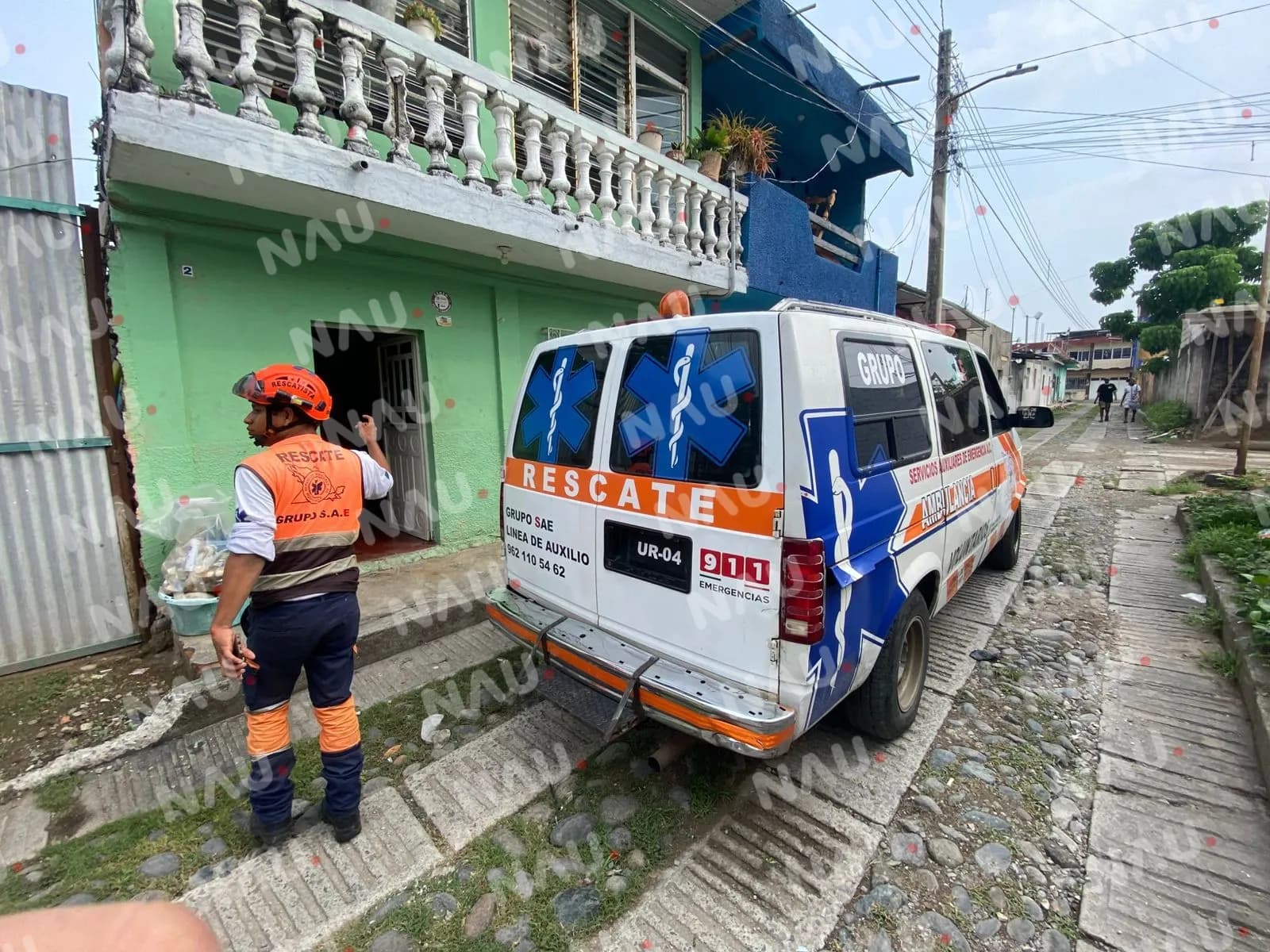 Sexagenario sufre caída en pozo artesiano en Tapachula