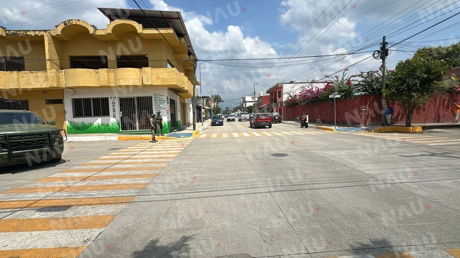 Ejército y Guardia Nacional realizan operativo en la 11ª Avenida Norte y 13 calle poniente