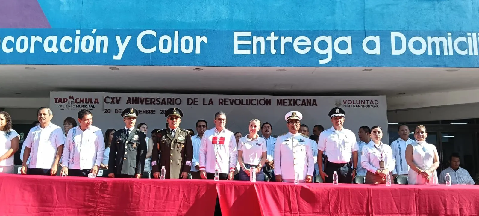 INM participa en el desfile por el 115 Aniversario de la Revolución Mexicana en Tapachula