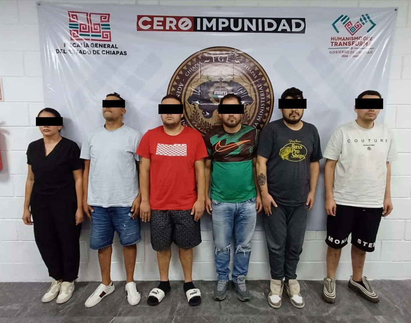 FGE detiene y desarticula banda de colombianos y mexicanos dedicada al robo alrededor del país