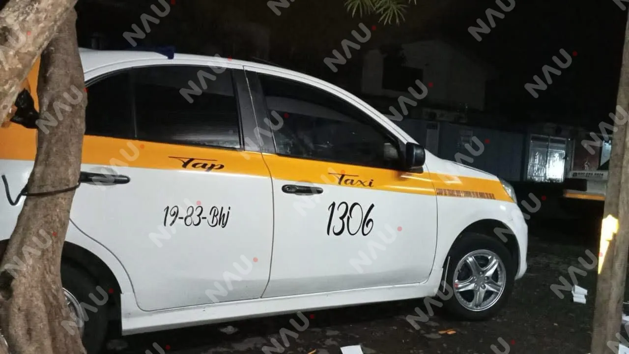 Localizan taxi robado tras movilización ciudadana en Tapachula