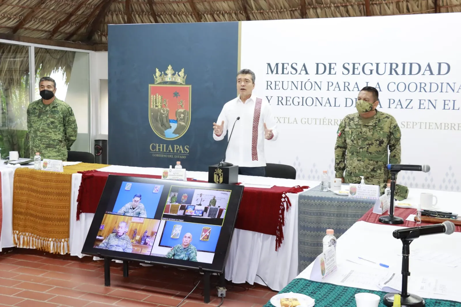 Exhorta Rutilio Escandón a extremar precauciones y alejarse de zonas de riesgo ante lluvias