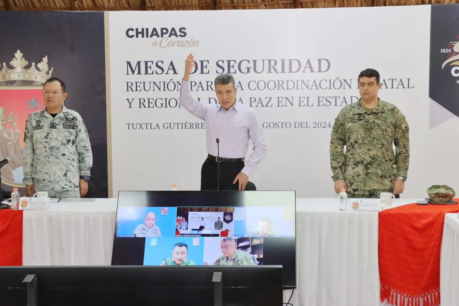 Pide Rutilio Escandón no bajar la guardia y continuar con las medidas preventivas frente a las lluvias