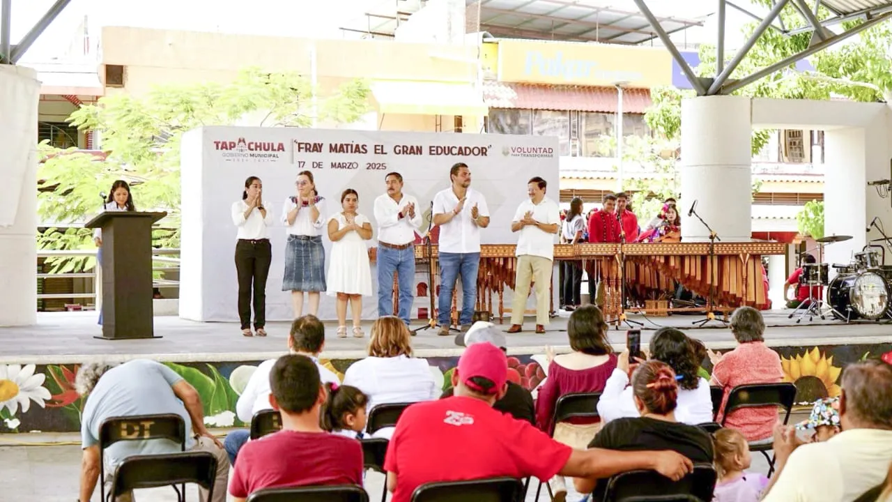 Ayuntamiento de Tapachula realiza programa cultural “Fray Matías, el gran educador”