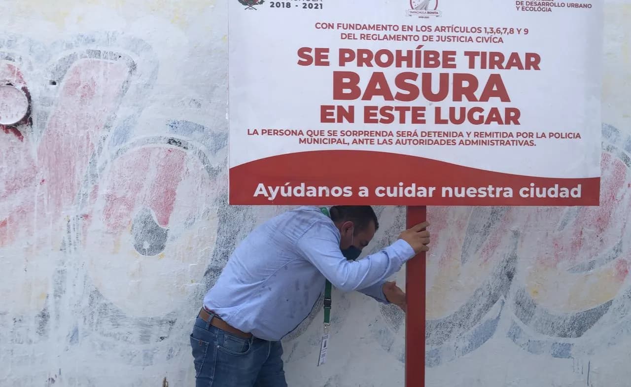 NO DEJAR BASURA EN BANQUETAS Y CALLES PARA EVITAR FOCOS DE CONTAGIO DEL COVID-19, EXHORTA AYUNTAMIENTO DE TAPACHULA