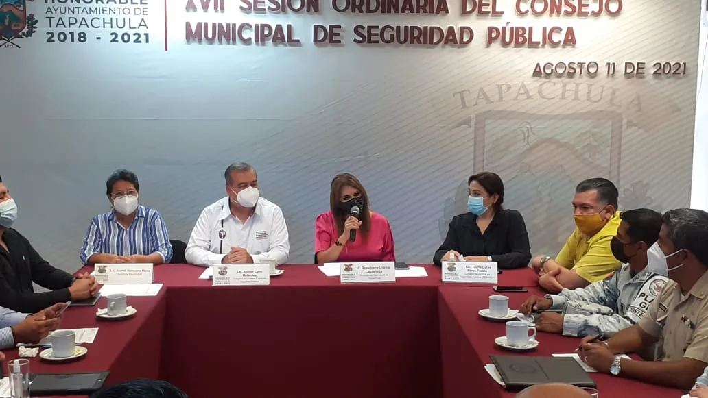 AYUNTAMIENTO DE TAPACHULA DA SEGUIMIENTO A ESTRATEGIA POR LA SEGURIDAD DE LOS CIUDADANOS