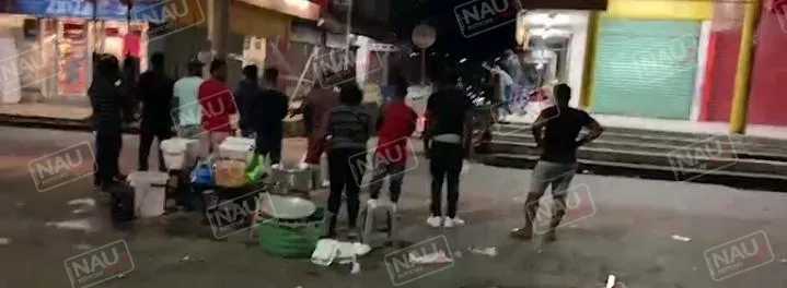 Batalla campal entre migrantes deja una persona lesionada en el centro de Tapachula