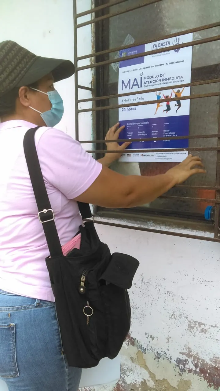INTENSIFICAN DIFUSIÓN PARA ATENDER VIOLENCIA CONTRA LAS MUJERES EN COLONIAS DE TAPACHULA