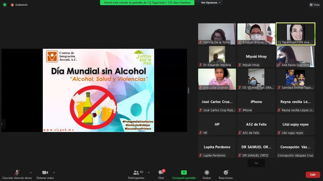 CON UN LLAMADO A LA PREVENCIÓN, CONMEMORA AYUNTAMIENTO EL “DÍA MUNDIAL SIN ALCOHOL”
