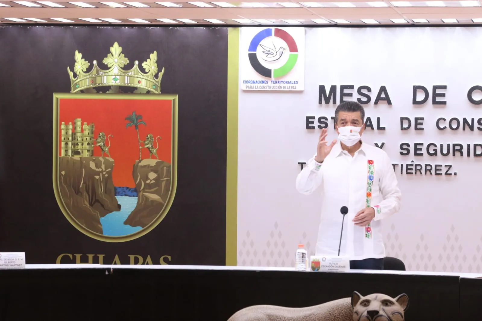 Exhorta Rutilio Escandón a extremar precauciones y alejarse de zonas de riesgo por lluvias