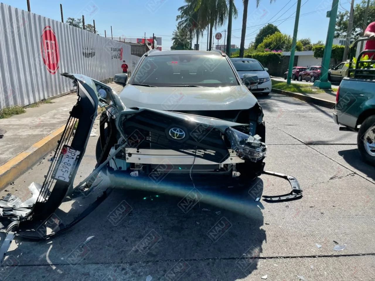 Solo daños deja accidente
