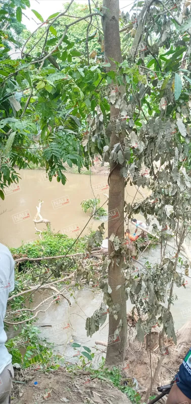 Tiran al Cahoacán restos humanos