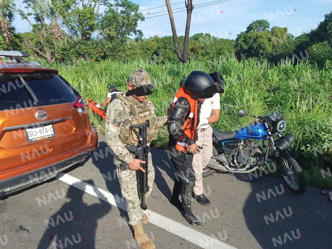 Accidente de tránsito con lesionados en la carretera Tapachula-Puerto Madero
