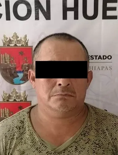 Captura FGE a persona por delito de homicidio calificado en Huehuetán