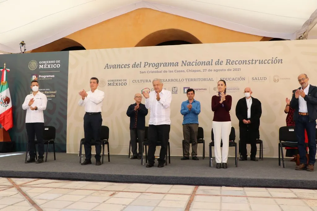 Junto al gobierno de AMLO, Chiapas avanza en el Programa Nacional de Reconstrucción: Rutilio Escandón