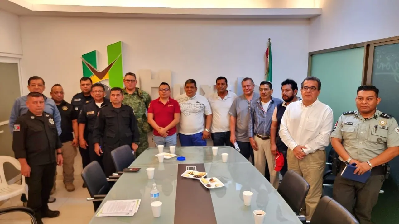 Grupo Interinstitucional fortalecerá la seguridad en el municipio de Huixtla