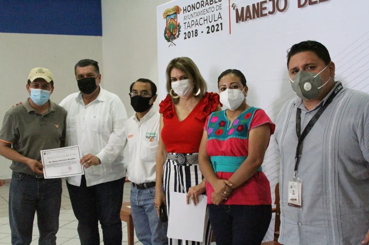 AYUNTAMIENTO DE TAPACHULA E INIFAP CLAUSURA DIPLOMADO “MANEJO DEL CULTIVO DE CACAO”