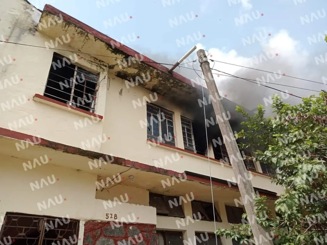 Se incendia una casa por corto circuito