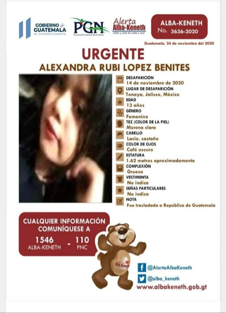 Menor reportada en Jalisco fue localizada en Suchiate