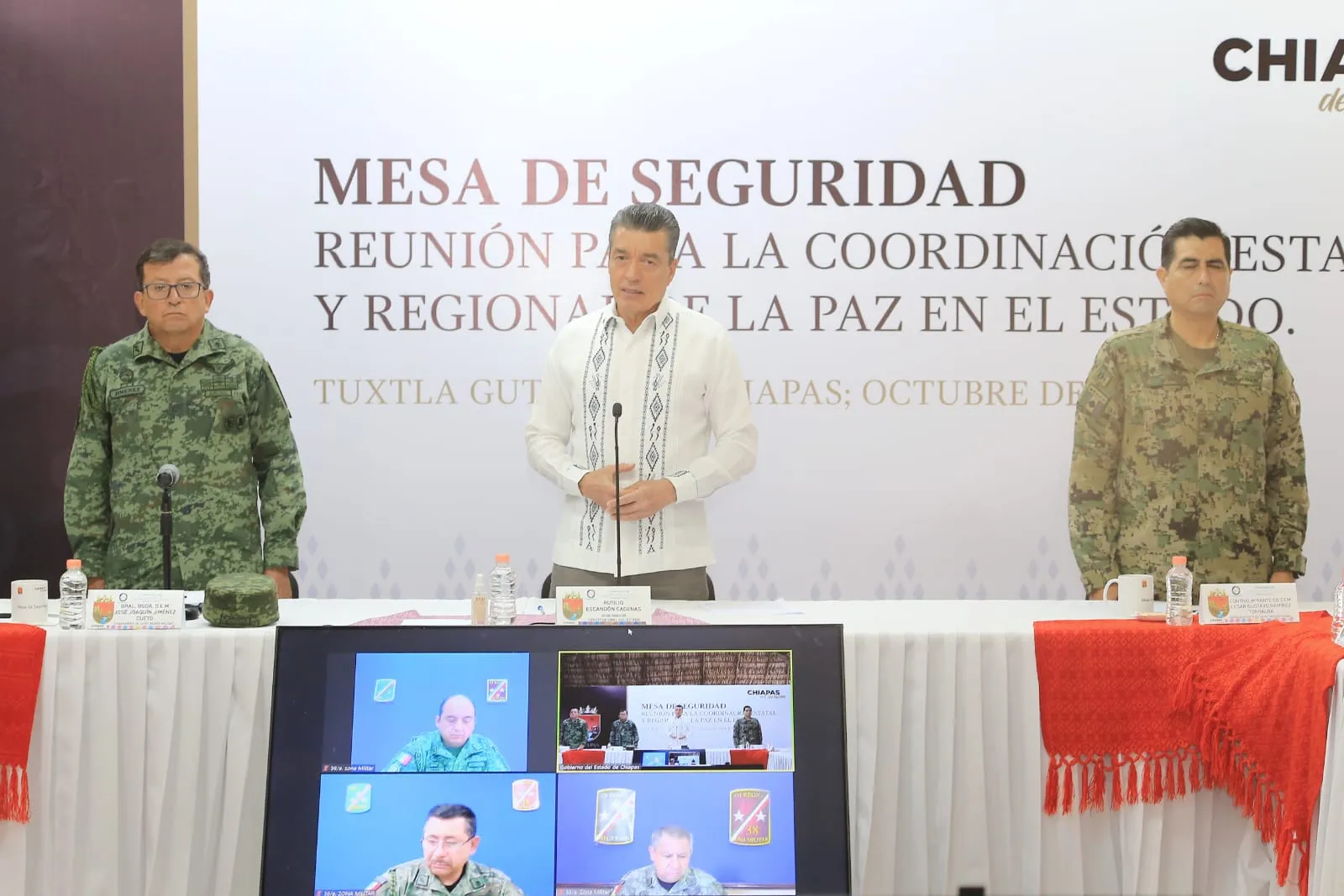 Exhorta Rutilio Escandón a extremar precauciones y alejarse de zonas de riesgo por lluvias