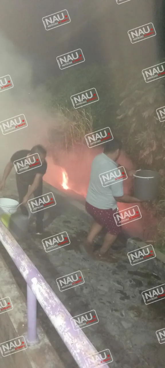 Dos incendios son sofocados por PC y Bomberos.