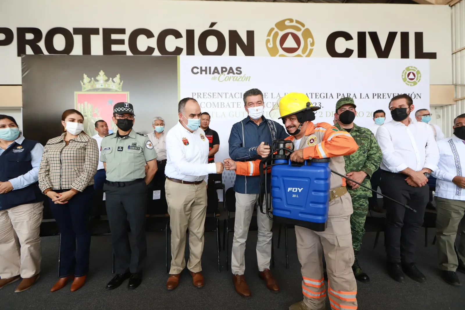 Rutilio Escandón encabeza Estrategia Estatal para la Prevención y Combate de Incendios 2023