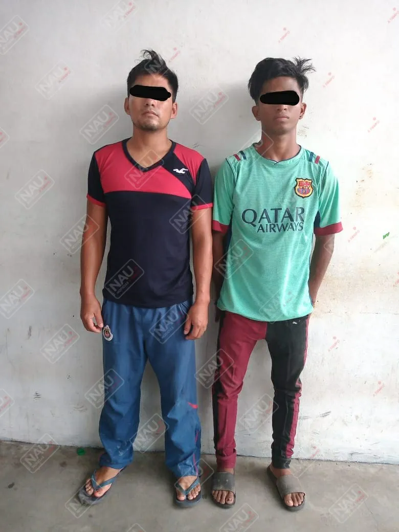 Detienen a dos con carrujos de marihuana
