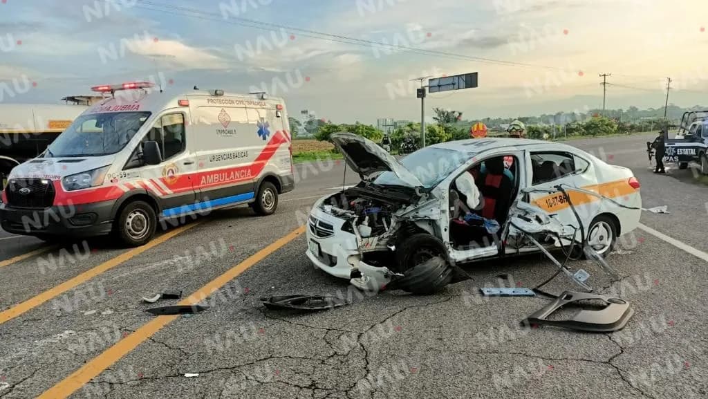 Más de 150 mil pesos en daños deja accidente