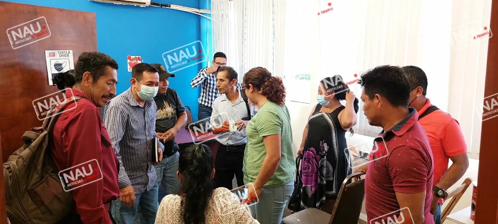 Autoridades y pobladores trabajan en conjunto para resolver el problema del puente denominado”Tizate”.