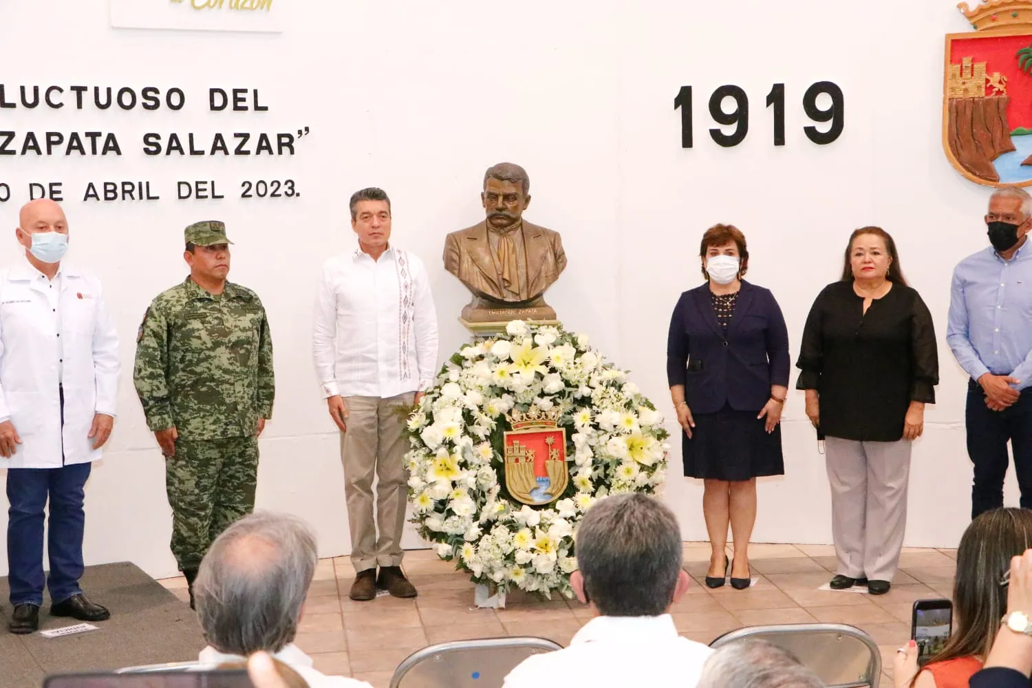 Conmemora Rutilio Escandón el 104 aniversario luctuoso del general Emiliano Zapata
