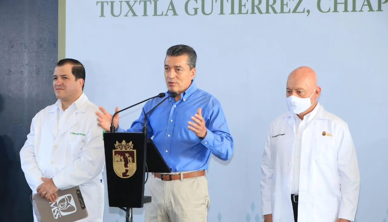 Encabeza Rutilio Escandón el Arranque de Vacunación de Refuerzo contra COVID-19 a Personas Adultas Mayores