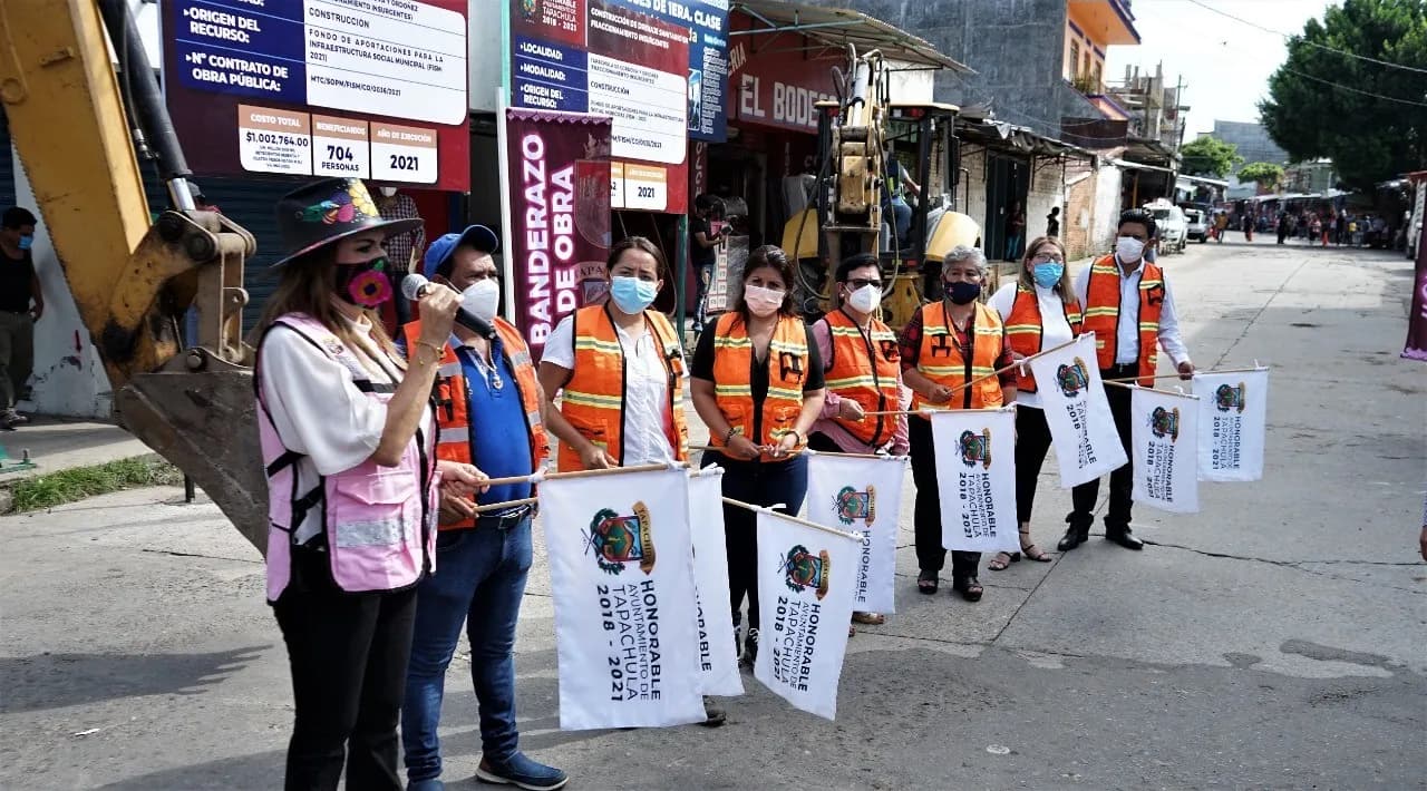 INICIAN AMBICIOSA OBRA EN COLONIA DE TAPACHULA