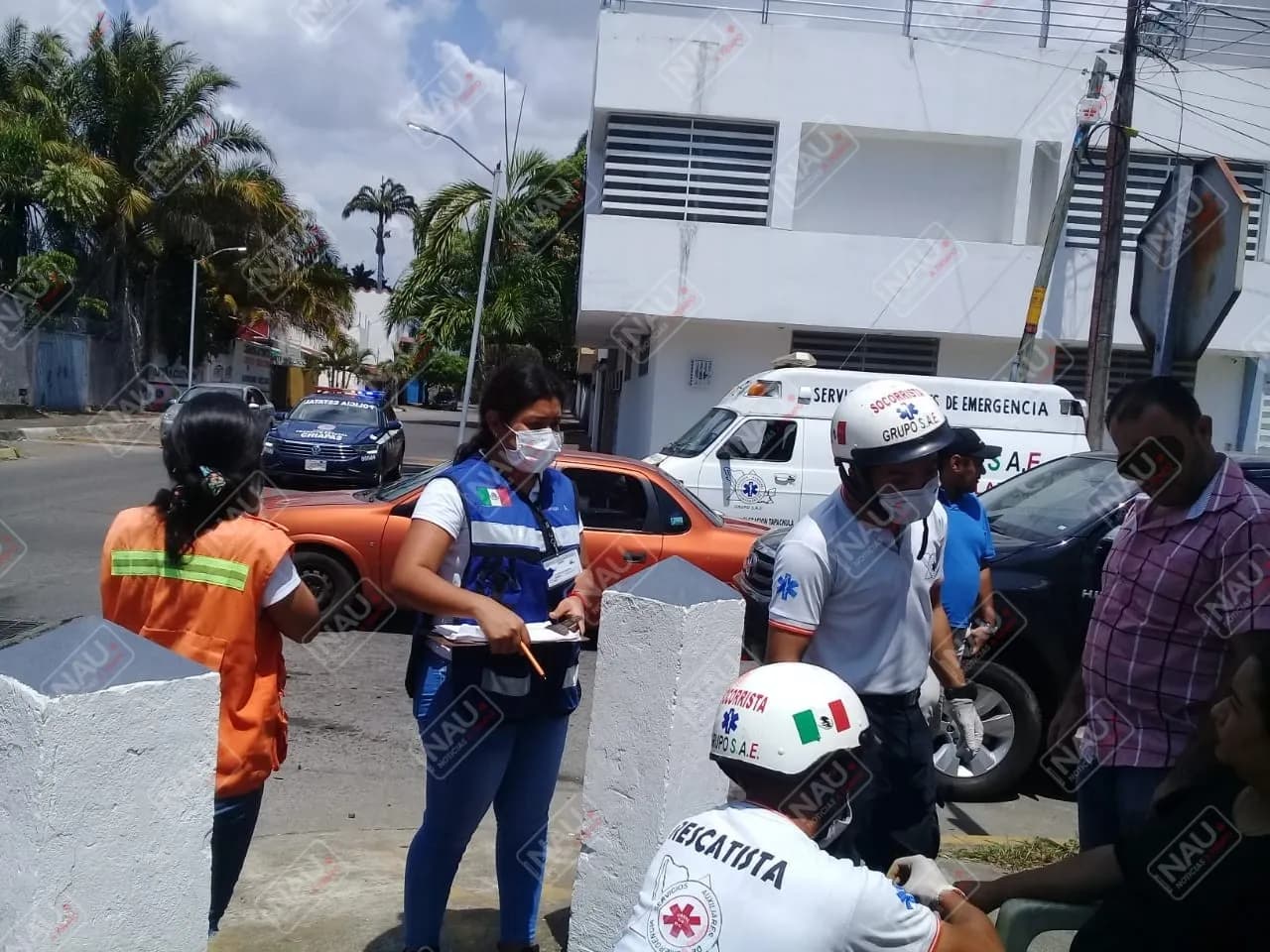 Pareja de turistas guatemaltecos resultaron con lesiones