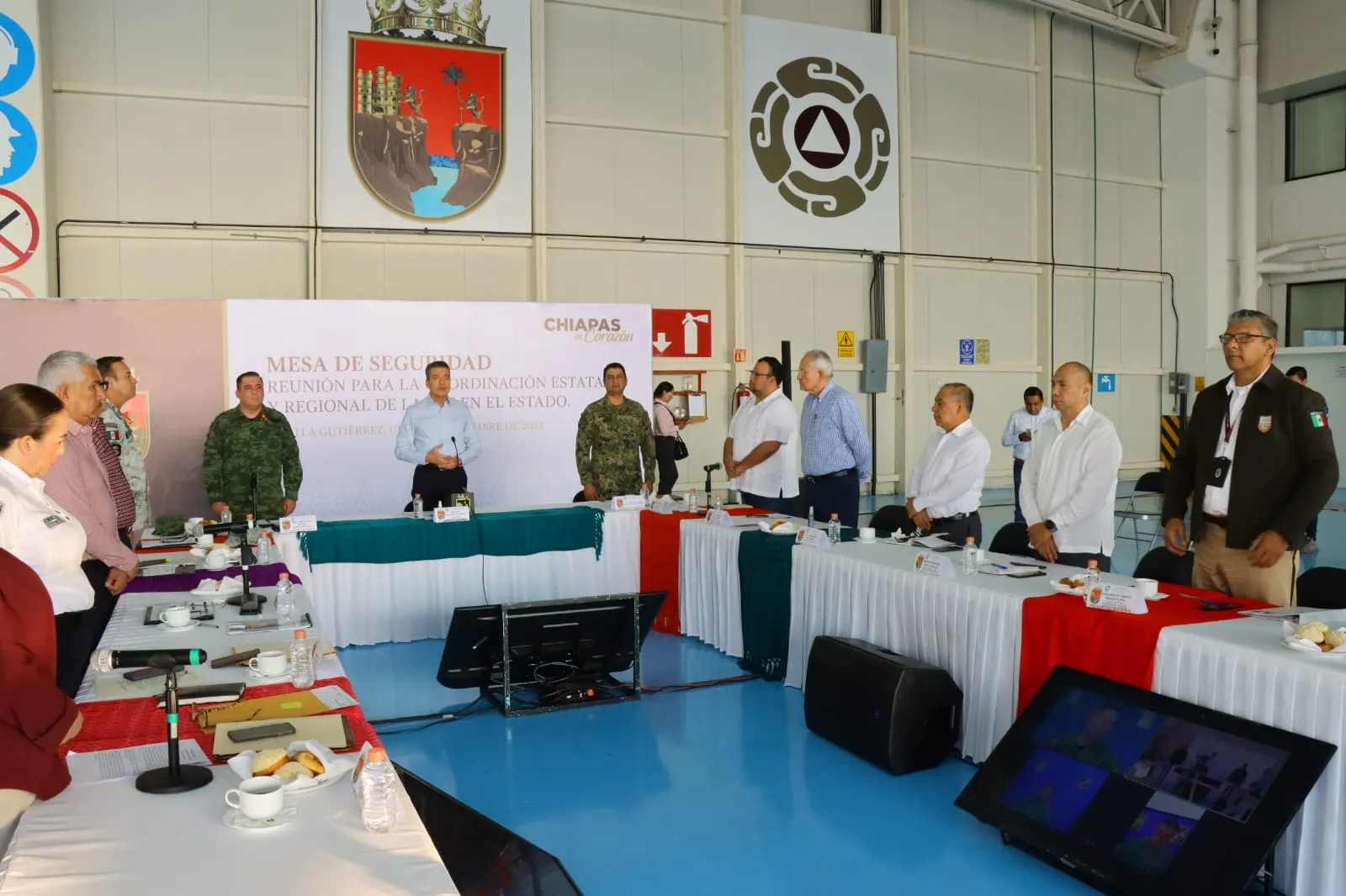 Desde la Mesa de Seguridad, Rutilio Escandón invita a visitar el majestuoso Cañón del Sumidero
