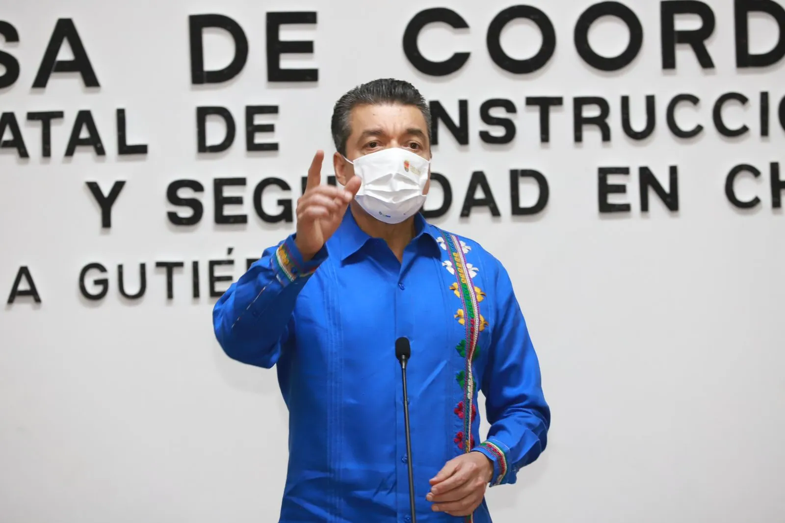 Cumple Chiapas seis días sin defunciones por COVID-19, informó Rutilio Escandón
